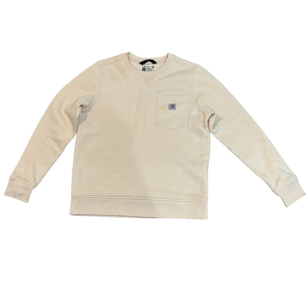 Carhartt cream sweatshirt woman’s size medium